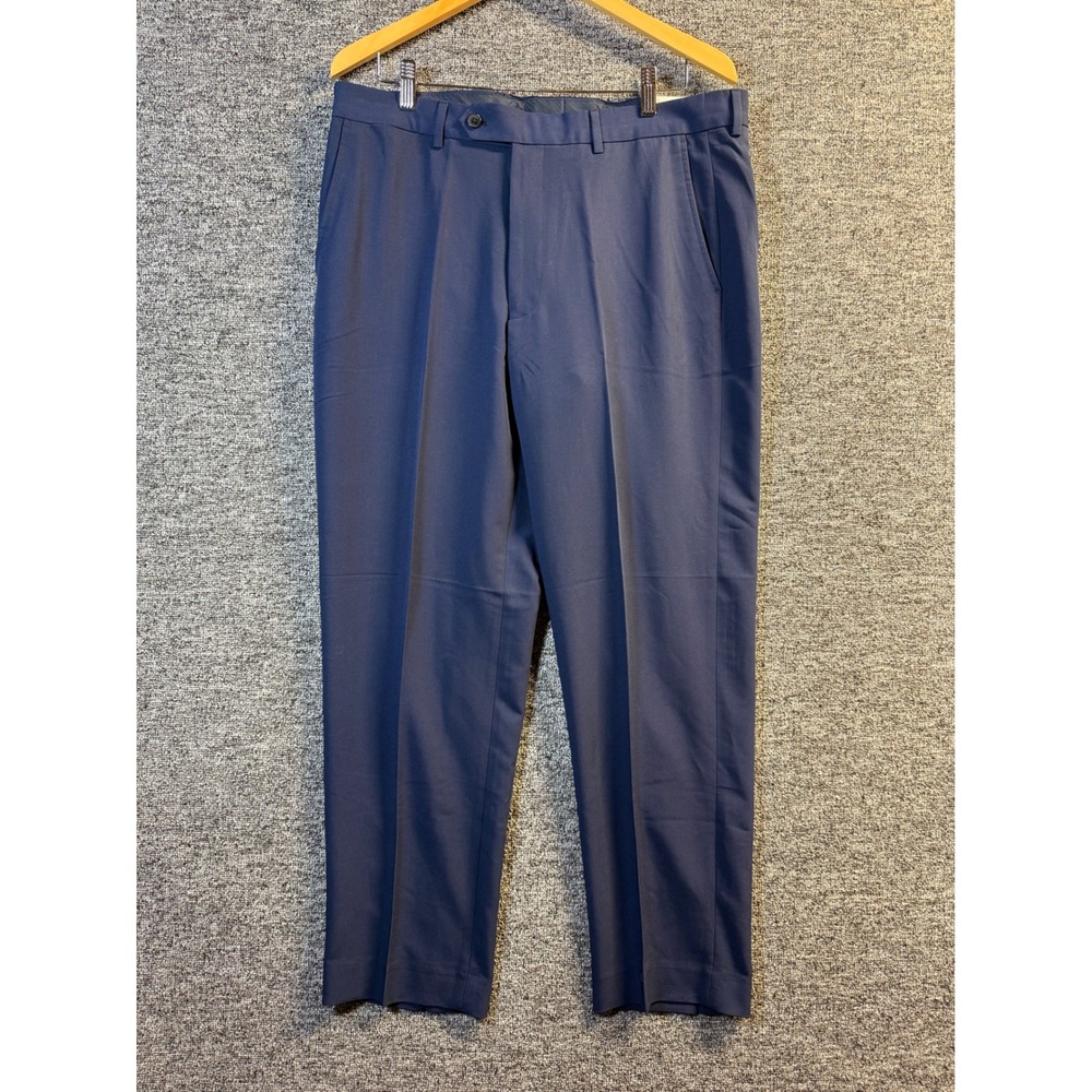 Nautica Mens Bi-Stretch Performance Dress Pants Blue W36 L30 E003ANCH NEW